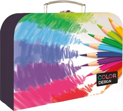 Obrázek produktu pro Kufřík lamino 34 cm Pastelky