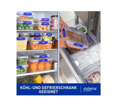 Produktbild von Sistema 881700, Container, Rechteckig, 2,2 l, Blau, Transparent, Kunststoff, Neuseeland