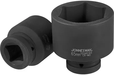 Obrázek produktu pro Nástrčné hlavice úderové, 1", 6-hranné, velikosti 17-105 mm – JONNESWAY