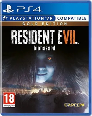 The cover art for the video game Resident Evil 7: Biohazard Gold Edition for PlayStation 4.