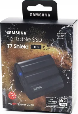 Obrázek produktu pro Samsung MU-PE1T0S, 1 TB, USB typu C, 3.2 Gen 2 (3.1 Gen 2), 1050 MB/s, Ochrana heslem, Černá