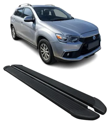 Image de Marchepieds Latéraux pédale pour Mitsubishi ASX 2010-2024 Noir Aluminium 2Pcs