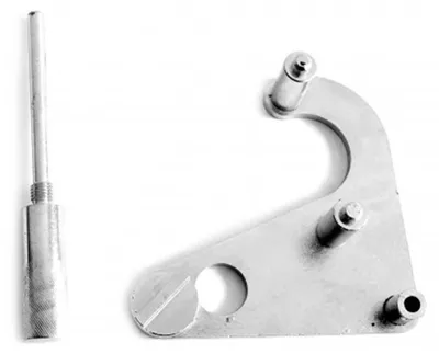 Immagine prodotto di Kit-set attrezzi per messa in fase motori, per il bloccaggio della cinghia di distribuzione dell'albero a camme del motore, compatibile con Renault Nissan 2.0 Dci