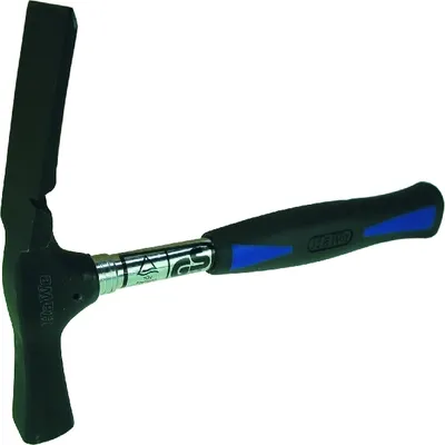 Produktbild von HaWe 94.002 Berliner Maurerhammer mit Nagelzug, Stahlrohrstiel, 600 g /#857195