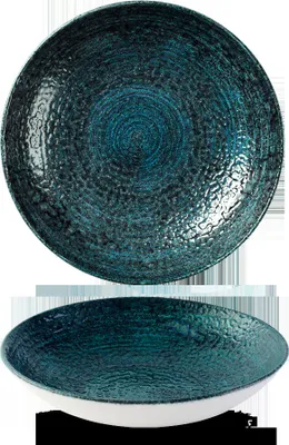 Produktbild von Churchill Homespun Chroma Blue Teller Tief Coup 18.2Cm, 12 Stück