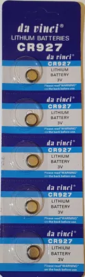 Produktbild von 5 x 3V Lithium Batterie CR 927 Knopfzelle CR927