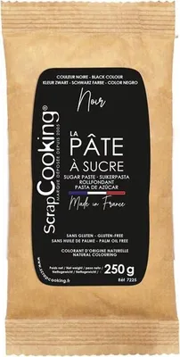 Image de Pate A Sucre Noire 250g - Carambelle - Ld