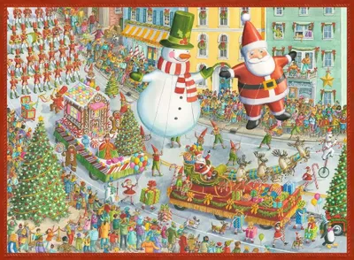 Zdjęcie produktu dla RAVENSBURGER Puzzle Boże Narodzenie nadchodzi 500 elementów