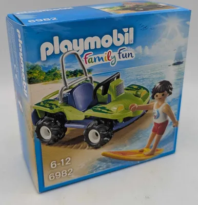 Produktbild von PLAYMOBIL FamilyFun 6982, 6 Jahr(e), Surfer with Beach Quad, Mehrfarbig