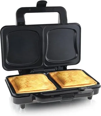 Immagine prodotto di Griglia per panini - 2 fette - 850 W - Colore argento - Tostapane