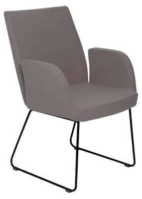 Produktbild von Büro Sessel Luxus Stuhl Bürostuhl Textil Designer Sessel Metall Möbel