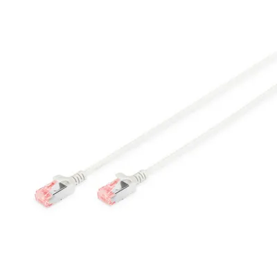 Produktbild von Digitus CAT 6 U/FTP Slim Patchkabel, 4 m, Cat6, U/FTP (STP), RJ-45, RJ-45, Grau