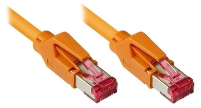 Produktbild von Patchkabel Cat.7 S/FTP Draka UC900 Hirose TM21, 1m orange
