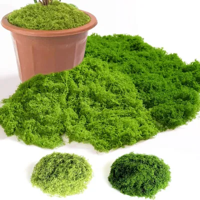 Kunstmoos 100 g, Dekomoos für Basteln und Deko