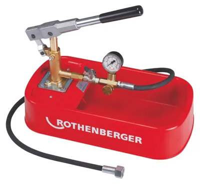 Zdjęcie produktu dla Rothenberger RP30 ręczna pompa testowa 0 - 30 bar 20 ml / skok ( 61130 )