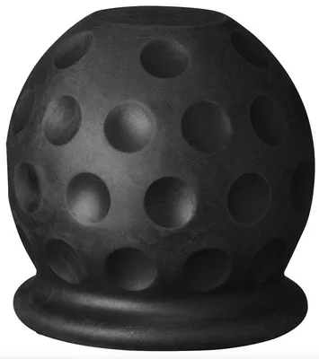 Productafbeelding van Afdekking voor trekhaak, 50 mm rubber/kunststof, beschermkap voor aanhanger, zwart