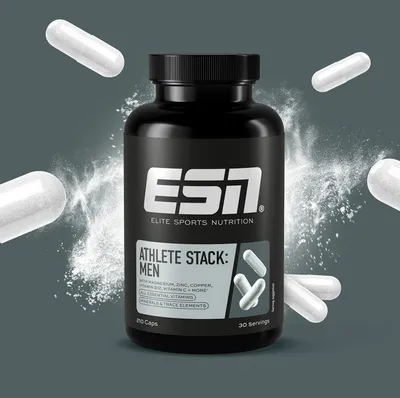 Produktbild von ESN Athlete Stack: Männer (210 Kapseln)
