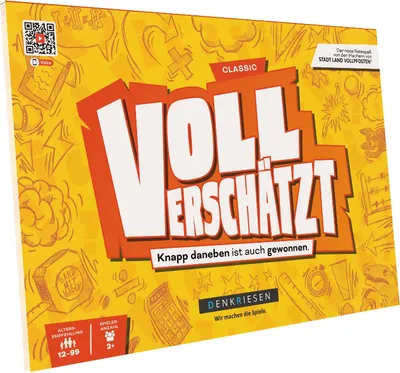 Produktbild von Denkriesen VOLL VERSCHÄTZT! Classic Edition  – Knapp daneben ist auch gewonnen