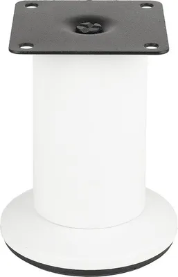 Image de Pied de meuble FS001 80 mm réglable blanc brillant