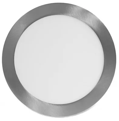 Zdjęcie produktu dla Ecolite Silver wpuszczany panel LED okrągły 300mm 25W Barwa światła: Ciepła biała LED-WSL-25W/27/CHR