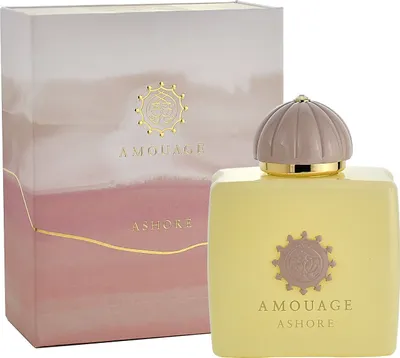 A perfume bottle and its box are displayed against a white background.