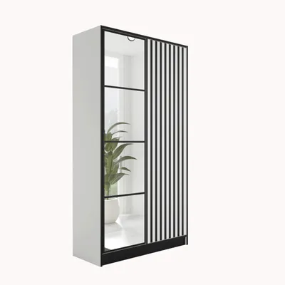 Zdjęcie produktu dla KIER FURNITURE EDEN v3 szafa 104,8x205x39cm, 2 drzwi, biały