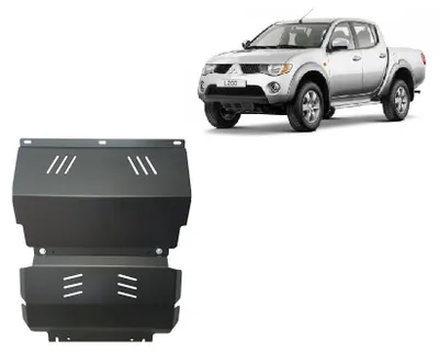 Immagine prodotto di Protezione antincastro in acciaio per motore e radiatore per Mitsubishi L 200