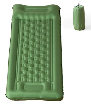 Productafbeelding van Opblaasbare Campingslaapmat met Kussen, Waterdicht en scheurbestendig 50D nylon, 195x72x12cm