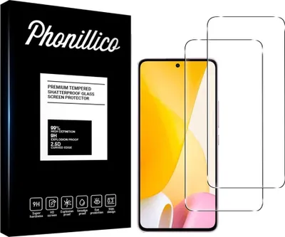Immagine prodotto di Vetro temperato per Xiaomi 12 Lite [2 pezzi] Pellicola protettiva dello schermo Antigraffio Vetro Resistente Phonillico®