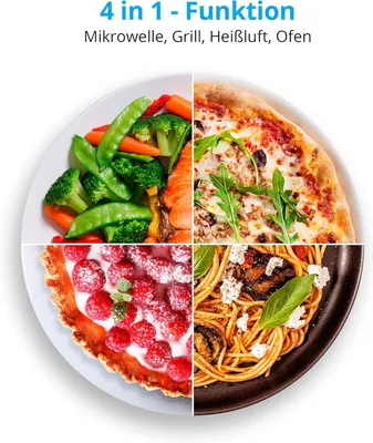 Zdjęcie produktu dla MEDION MD15501 mikrofalówka 4w1 z grillem