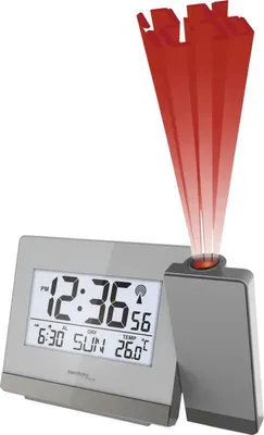 Produktbild von Technoline WT 538, Digitaler Wecker, Grau, Zeit, AAA Micro LR03, 147 mm, 92 mm