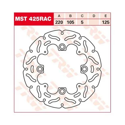 Produktbild von TRW Bremsscheibe Sportiv starr MST425RAC CBR600RR PC40