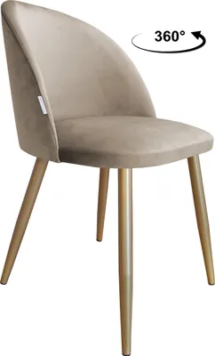 Obrázok produktu pre Otočná stolička Colin so zlatou základňou MG09