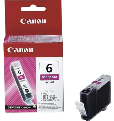 Produktbild von Canon BCI-6M Tinte Magenta, Magenta, Tinte auf Pigmentbasis, 1 Stück(e), 430 Seiten