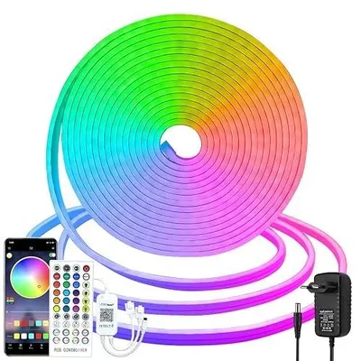 Zdjęcie produktu dla Taśma LED neonowa rgb 10 m pilot aplikacja muzyka synchronizacja