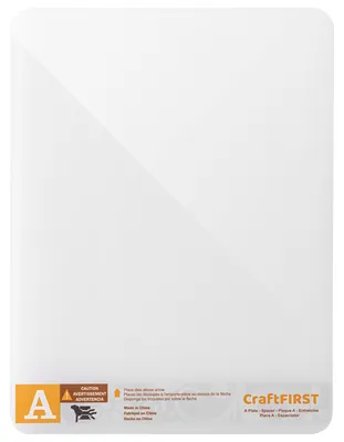 Abstandshalterplatte A für Cuttlebug, 14,91x19,68 cm, PP