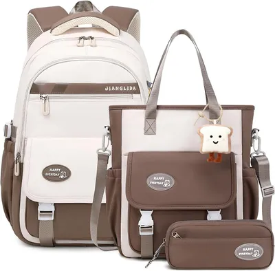 Produktbild von Schulrucksack Set, für Schule, mit Federmäppchen, Tagesrucksack