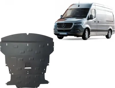 Obrázok produktu pre Oceľový ochranný kryt podvozku pre motor Mercedes Sprinter s pohonom predných kolies