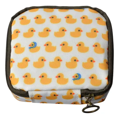 Produktbild von Clayre & Eef Brieftasche 11x11 cm Gelb Weiß Polyester