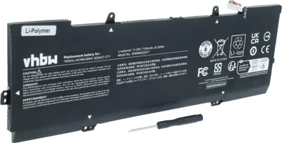 Produktbild von vhbw Akku kompatibel mit HP Spectre X360 15-CH003NO, X360 15-CH003TX, X360 15-CH003NF, X360 15-CH003NG Notebook (7150 mAh, 11,55 V, Li-Polymer)