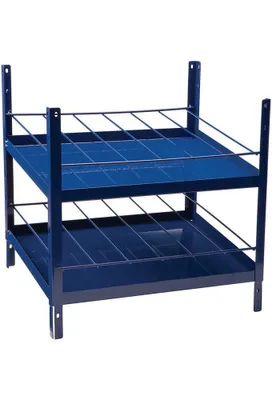Produktbild von Regalelement LOGS 180 H520xB540xT390mm blau RAL 5022 2x6-reihig - LOGS 180 RAL 5022