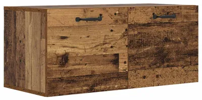 Obrázok produktu pre vidaXL Nástenná skrinka, držiak na stenu, masívne drevo, 80 x 36,5 x 35 cm