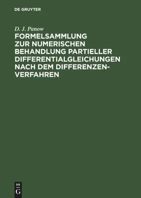 Produktbild von Formelsammlung zur numerischen Behandlung partieller Differentialgleichungen nach dem Differenzenverfahren