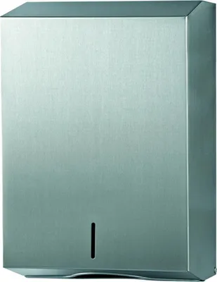 Produktbild von Handtuchspender L Edelstahl gebürstet BxTxH 253x120x370 mm