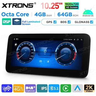 Produktbild von Android Autoradio Xtrons für Mercedes-Benz CLS-Klasse C218/W218 4/64 GB
