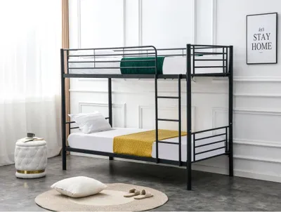 Zdjęcie produktu dla Łóżko piętrowe BUNKY 90x200 czarne