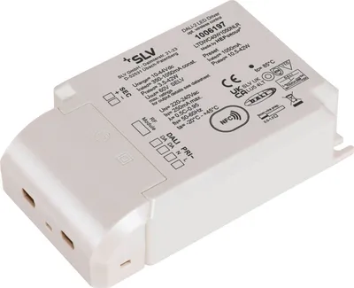 Produktbild von SLV 1006197 LED Treiber, 40W 1050mA DALI dimmbar mit RF-Schnittstelle LED-Treiber weiß DALI
