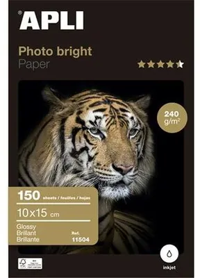 Zdjęcie produktu dla Agipa Photo Bright PRO - 10 x 15 cm, 240 g/m², Biały, 150 ark., 100 x 150 mm
