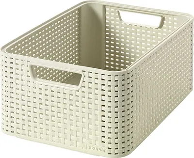Productafbeelding van Opbergmand Curver® STYLE2 M, crème, 38x29x17 cm