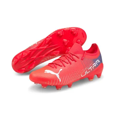 Produktbild von Puma ULTRA 2.3 FG/AG Fußballschuhe Erwachsene rot weiß blau Gr 40,5